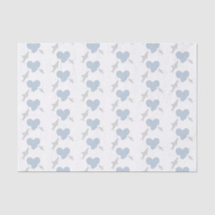 Heart Bites and Sharks   Baby Shower Tissue Paper