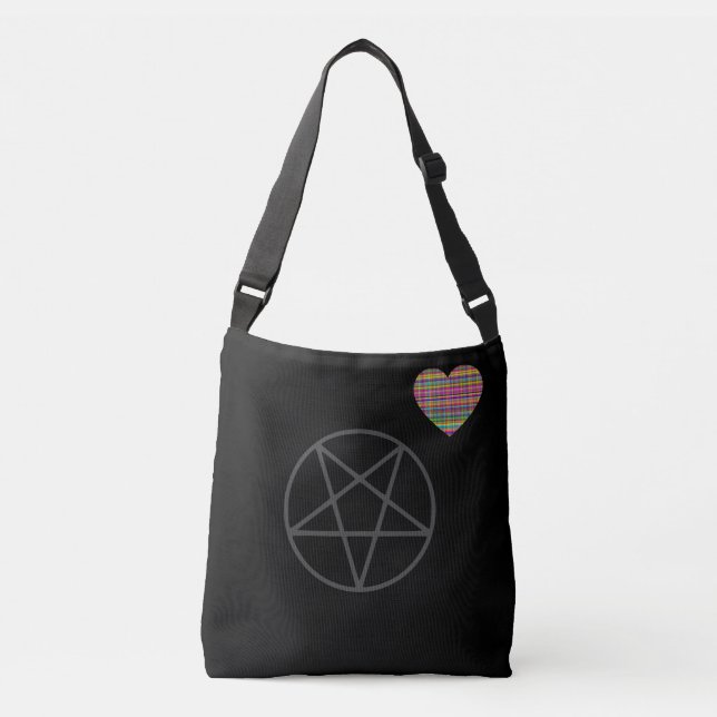 Heart - Black - Emo - Tote (Front)