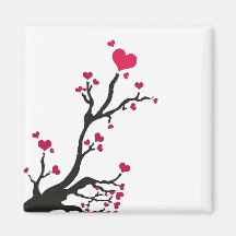heart blossom magnet