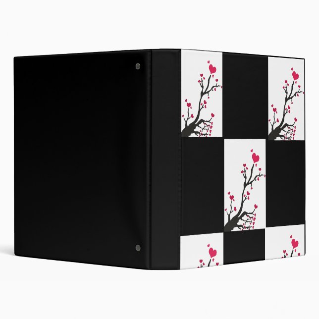 heart blossom Queen, chequered Binder (Background)