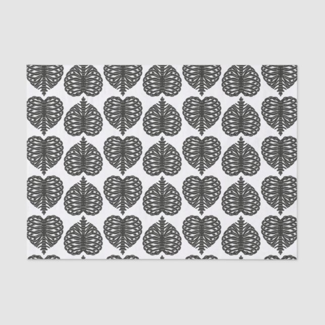 Heart Bones Tissue Paper (Front)
