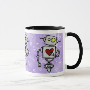 heart bot mug