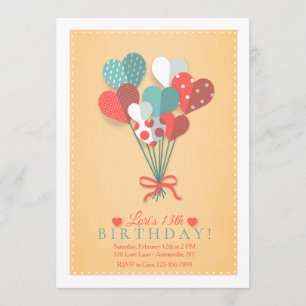 Heart Bouquet Invitation