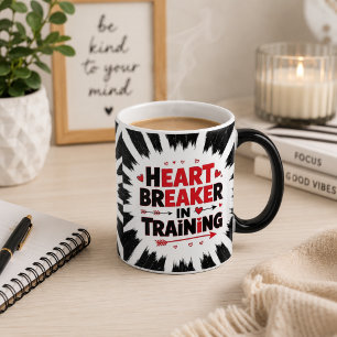 Heart breaker in training  magic mug