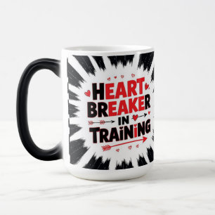 Heart breaker in training magic mug