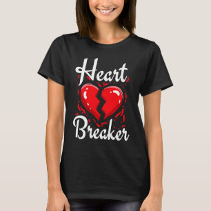 Heart Breaker Valentines Day Hearts Day Hug Dealer T-Shirt