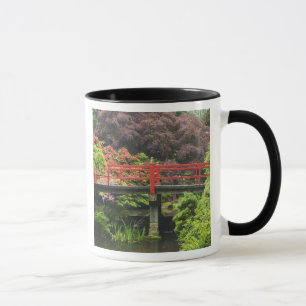 Heart Bridge with blossoming rhododendrons, Mug