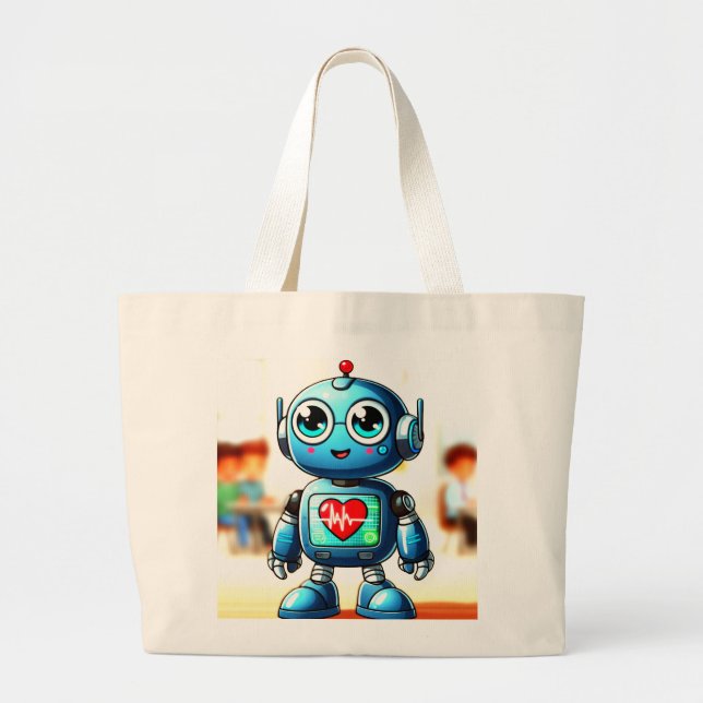 Heart Buddy Tote Bag (Front)