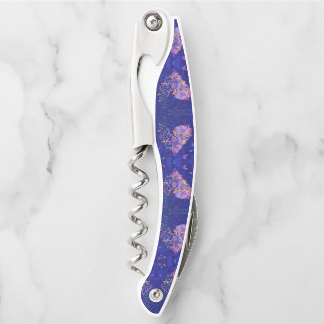 Heart Butterflies Waiter's Corkscrew (Front)