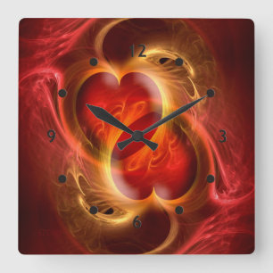 Heart by Heart + clock face