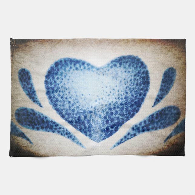 Heart by Shirley Taylor Kitchen Towel (Horizontal)