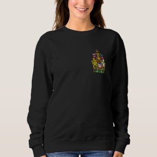 Heart Canada Day Maple Leaf Heart Canadian Flag Sweatshirt