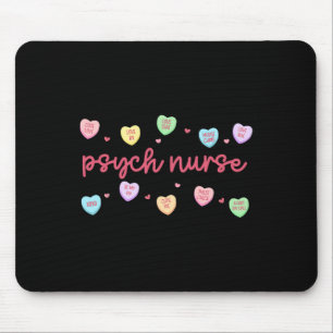 Heart Candy Psych Nurse Psychiatry Mental Health V Mouse Pad