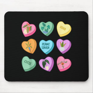 Heart candy valentine plant gardener gardeners mouse pad
