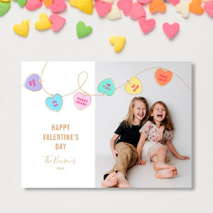 Heart Candy Valentine's Day Photo Carte postale