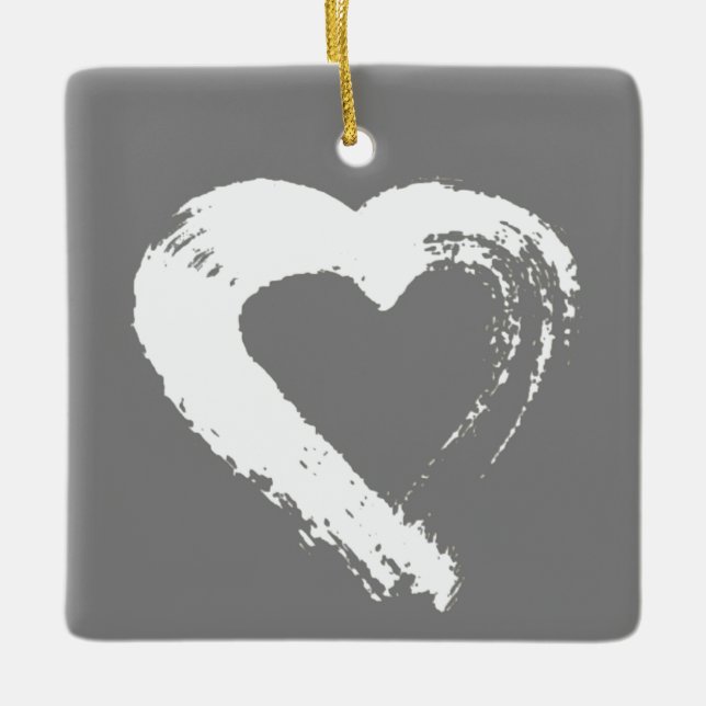 Heart Car Ornament (Front)