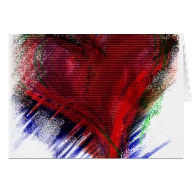 Heart Card (Front Horizontal)