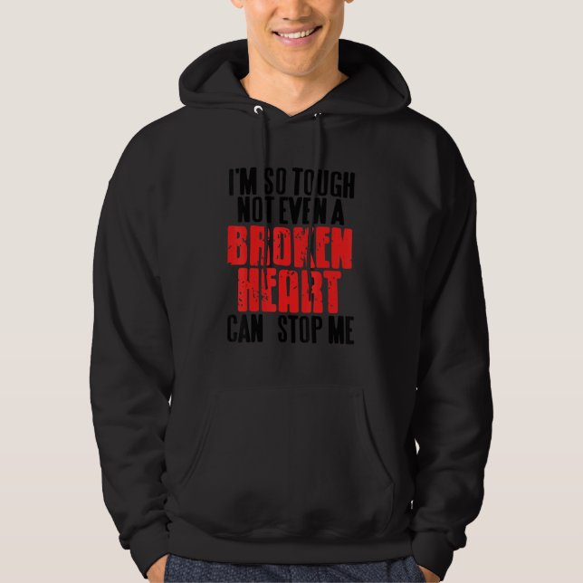 Heart Cardiac Pacemaker Quote for Coronary Bypass  Hoodie (Front)