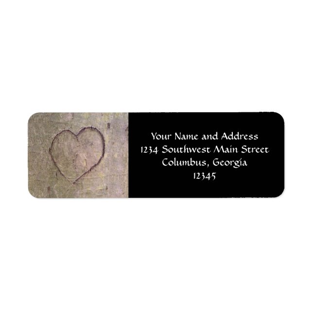 Heart Carved in a Tree (Front)