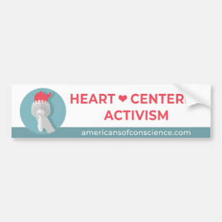 Heart Centred Activism Bumper Sticker