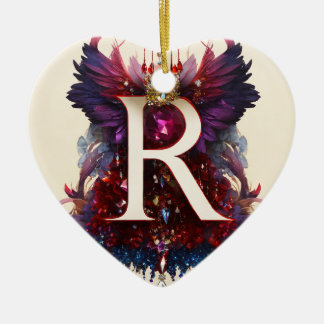 Heart  ceramic ornament