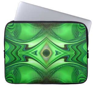 Heart Chakra Energy Repeat Pattern Laptop Sleeve