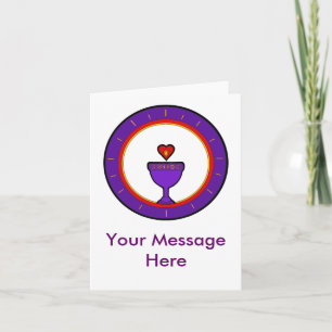 Heart Chalice Card Personalize