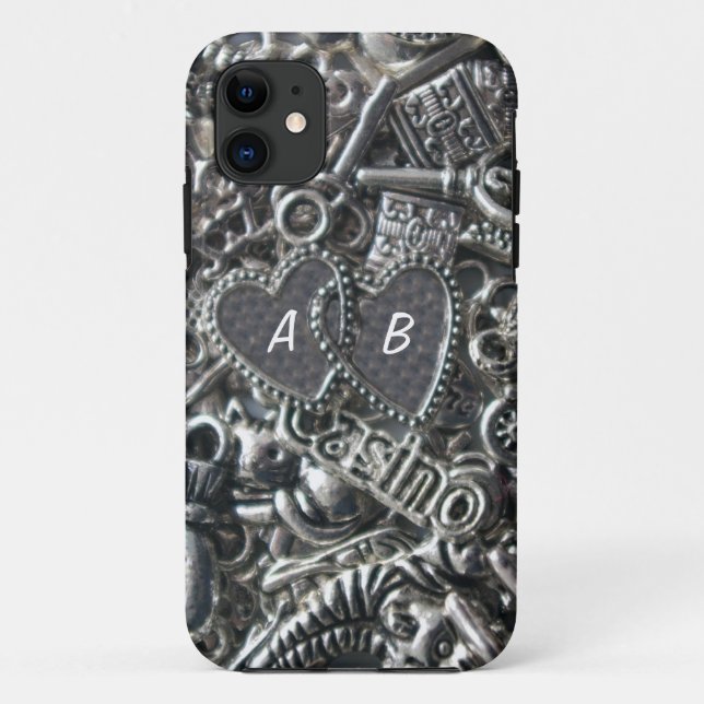 Heart charms Case-Mate iPhone case (Back)