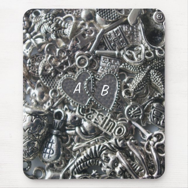 Heart charms mouse pad (Front)