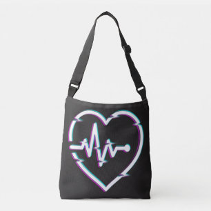 Heart Check All-Over-Print Tote