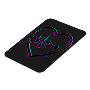 Heart Check Flexible Photo Magnet