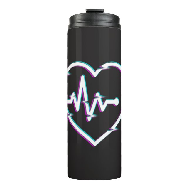Heart Check Thermal Tumbler (Front)