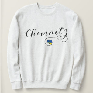 Heart Chemnitz, I Love Chemnitz, Germany Sweatshirt
