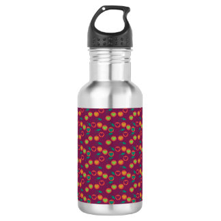 heart cherries magenta 532 ml water bottle