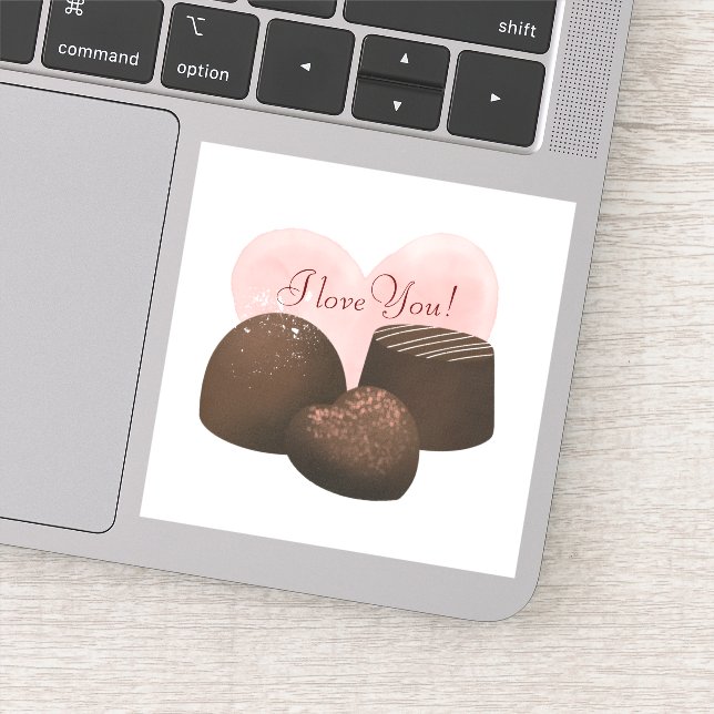 Heart Chocolates Personalized (Detail)