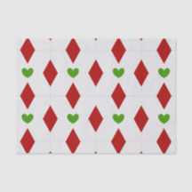 Heart Christmas Tissue Paper | Festive Gift Wrap
