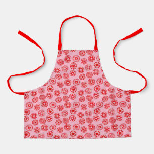 Heart Circles   Cute Valentine's Day Apron
