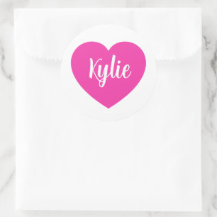 Heart classic round sticker