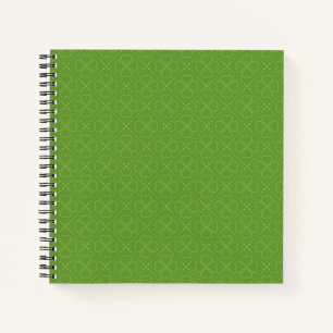 Heart Clover Pattern Notebook