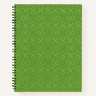 Heart Clover Pattern Notebook