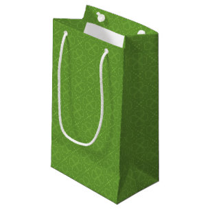 Heart Clover Pattern Small Gift Bag