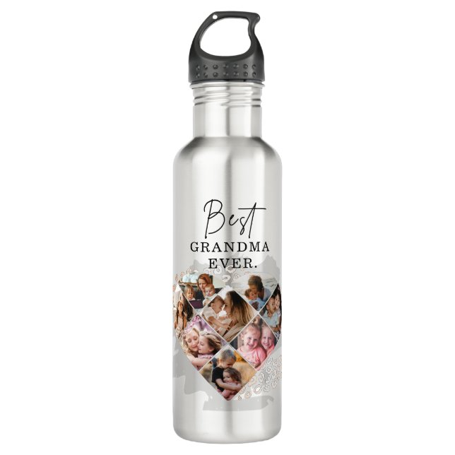Heart Collage 710 Ml Water Bottle (Front)