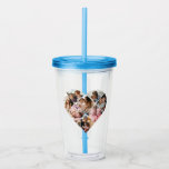 Heart Collage Acrylic Tumbler<br><div class="desc">❤ BEST GRANDMA GIFTS - A simple, gift for grandma, ❤ GREAT GIFTS FOR ANY OCCASION - They can be great for Mothers Day gifts for grandma, make stellar 50th 55th 60th 70th 80th birthday gifts for grandma, Christmas gifts for grandma, grandma retirement gifts, grandmother anniversary gifts, "Just because, "...</div>