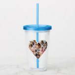 Heart Collage Acrylic Tumbler<br><div class="desc">❤ BEST GRANDMA GIFTS - A simple, gift for grandma, ❤ GREAT GIFTS FOR ANY OCCASION - They can be great for Mothers Day gifts for grandma, make stellar 50th 55th 60th 70th 80th birthday gifts for grandma, Christmas gifts for grandma, grandma retirement gifts, grandmother anniversary gifts, "Just because, "...</div>