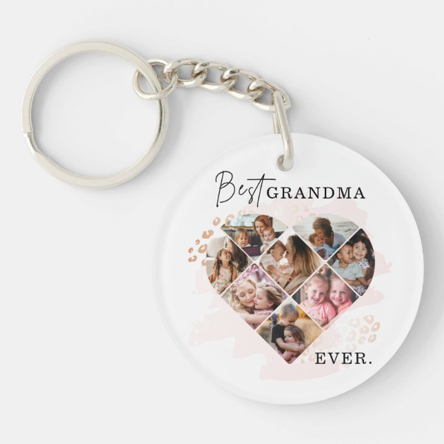 Heart Collage Keychain (Front)