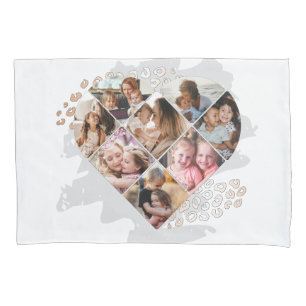 Heart Collage Pillowcase