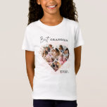 Heart Collage T-Shirt<br><div class="desc">❤ BEST GRANDMA GIFTS - A simple, gift for grandma, ❤ GREAT GIFTS FOR ANY OCCASION - They can be great for Mothers Day gifts for grandma, make stellar 50th 55th 60th 70th 80th birthday gifts for grandma, Christmas gifts for grandma, grandma retirement gifts, grandmother anniversary gifts, "Just because, "...</div>