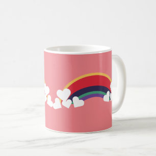 ♥ Heart colored bunt Rainbow Color Regenbogen Coffee Mug