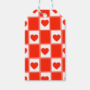 heart custom Sustainable Premium Crew Sock Gift Tags