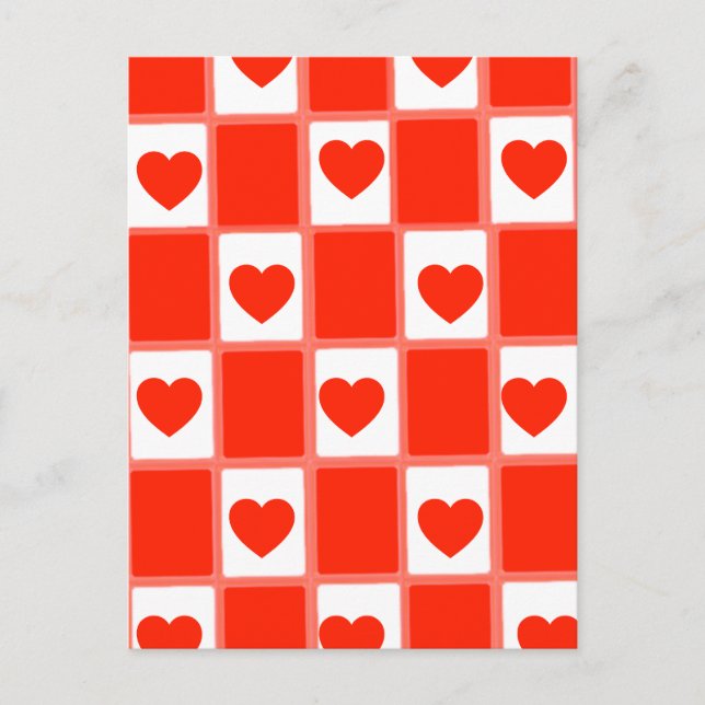 heart custom Sustainable Premium Crew Sock Postcard (Front)